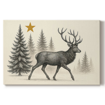Hearth of Golden Whisper - Canvas Art Print