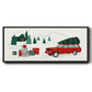 Going to Grandmas Collection D - Floater Framed Canvas Print
