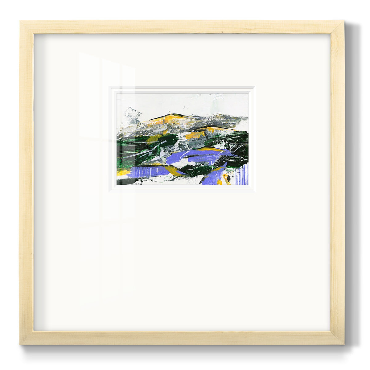 Silent Mountain II Premium Framed Print Double Matboard