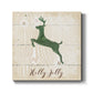 Holly Jolly Reindeer-Premium Gallery Wrapped Canvas - Ready to Hang