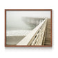 San Simeon Wharf - Restickable Framed Art Print