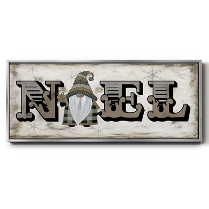 Winter Wonderland Friend Noel - Floater Framed Canvas Print