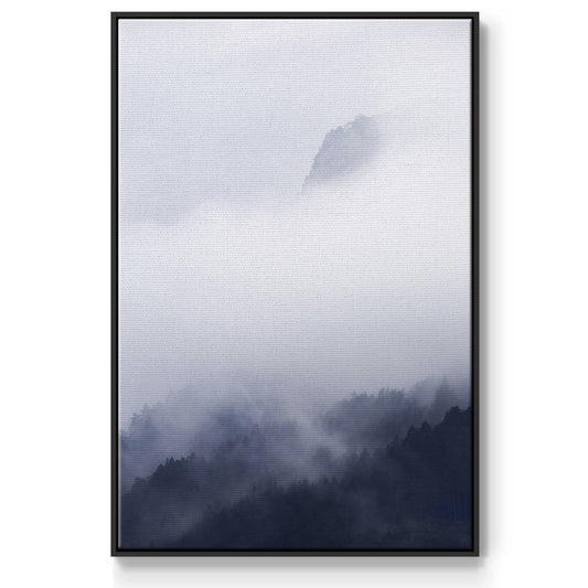 Above the Clouds - Framed Premium Gallery Wrapped Canvas L Frame - Ready to Hang