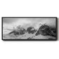 Dolomites - Floater Framed Canvas Print