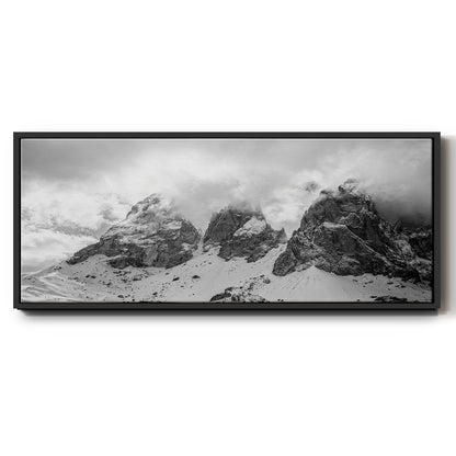 Dolomites - Floater Framed Canvas Print