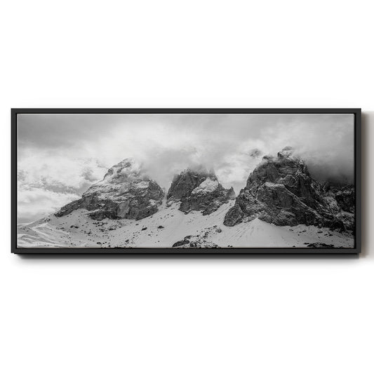 Dolomites - Floater Framed Canvas Print