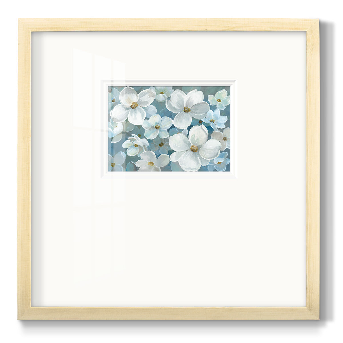 White Expression - Double Matboard Framed Print