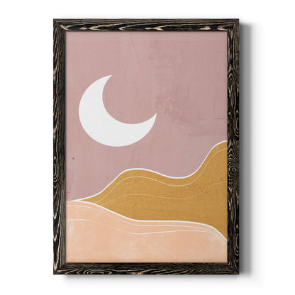 Sedona Moon - Barnwood Framed Canvas Print