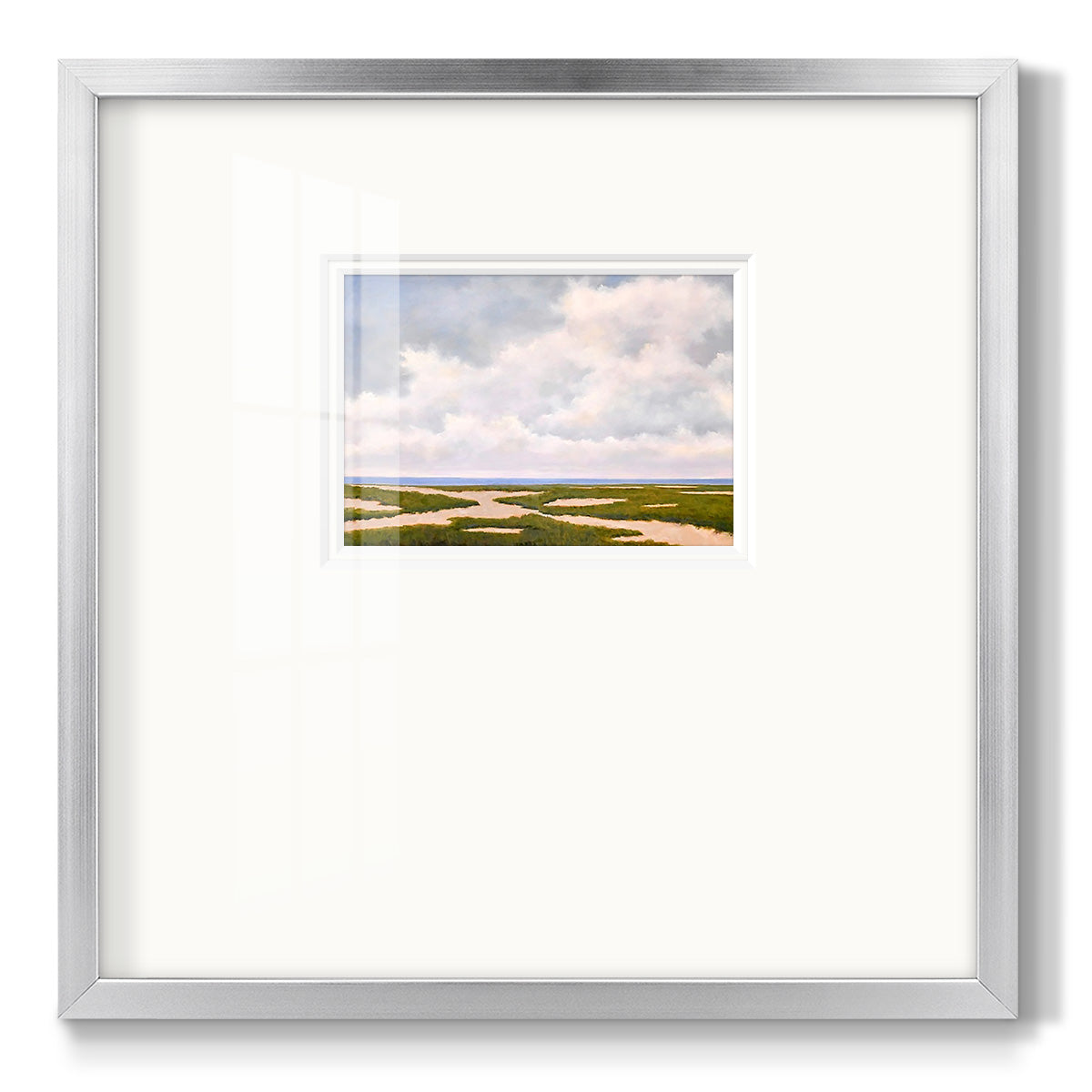 Beach Dunes Premium Framed Print Double Matboard