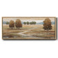 Linen Landscape I - Floater Framed Canvas Print