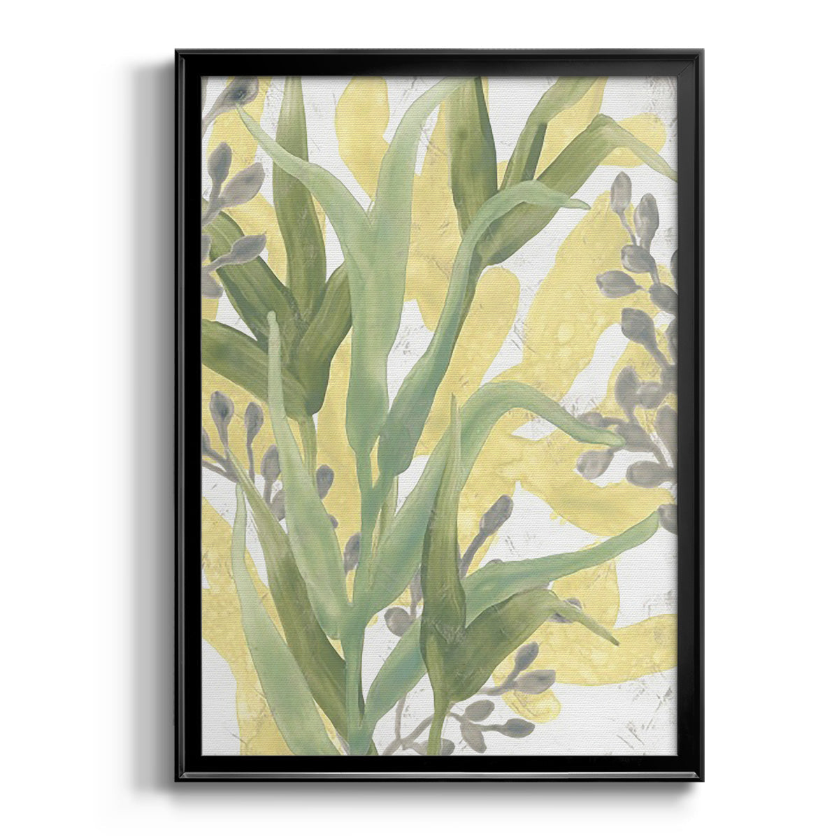 Sea Grass Fresco II - Modern Framed Canvas Print