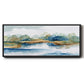 Blue Serenity - Floater Framed Canvas Print