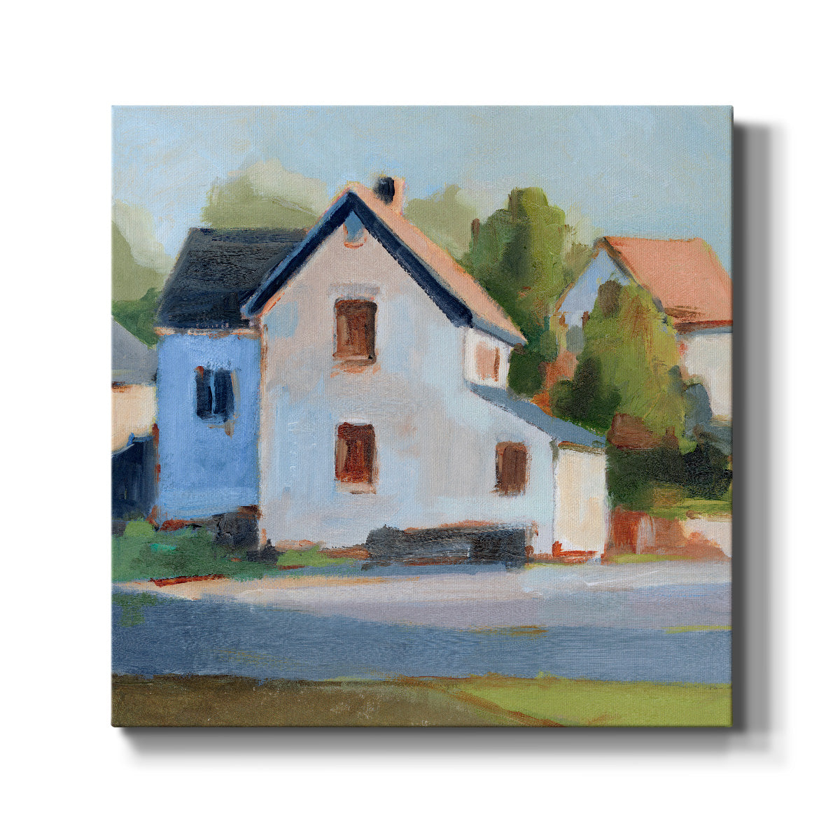 European Farmhouses II-Premium Gallery Wrapped Canvas - Ready to Hang