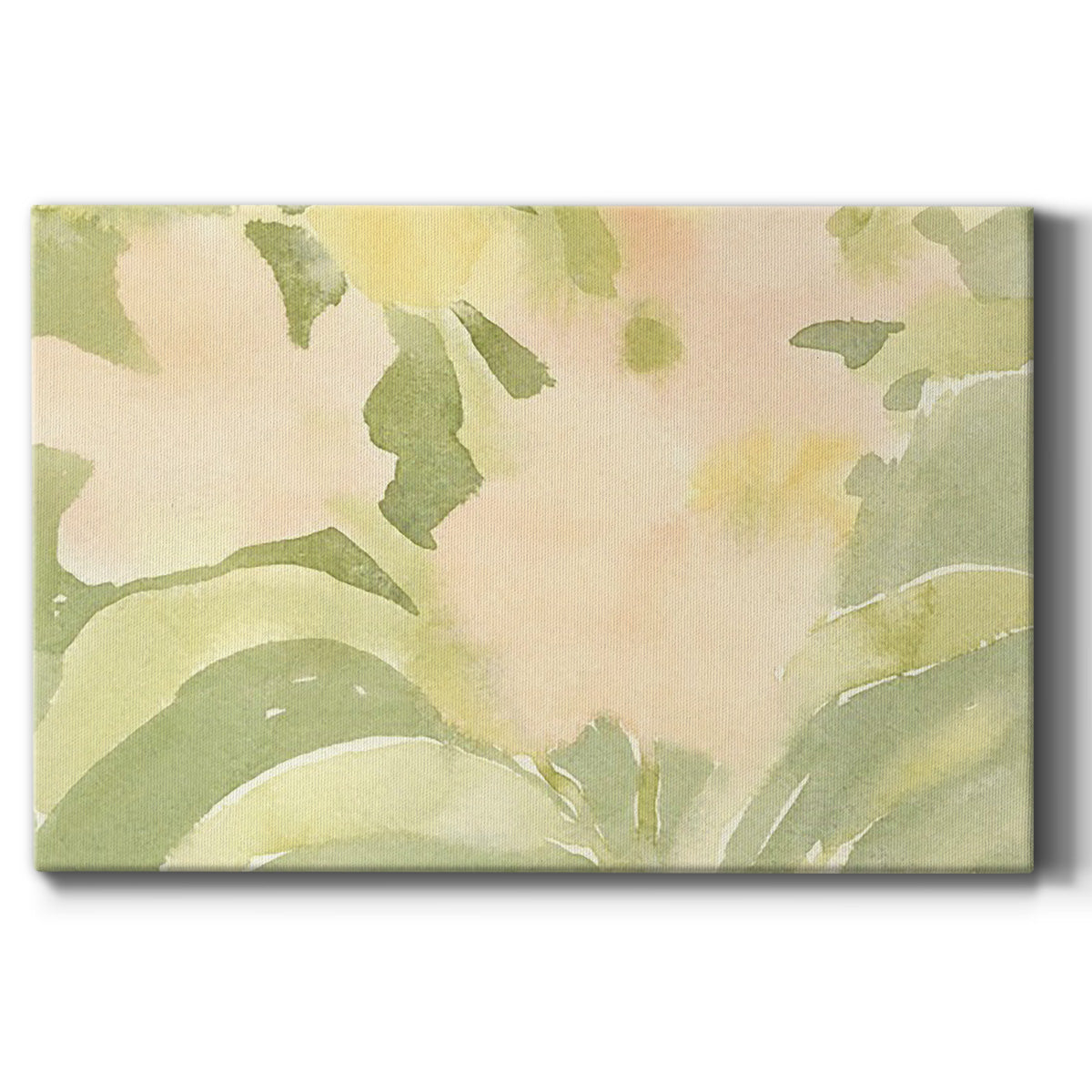 Verdant Floral Abstract II Premium Gallery Wrapped Canvas - Ready to Hang