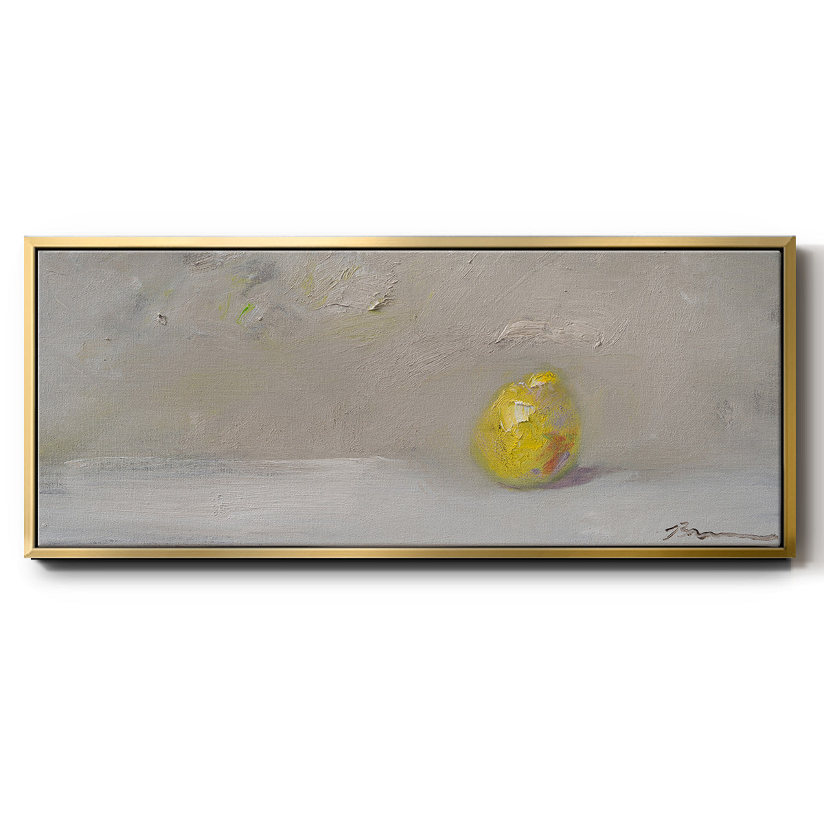 Lemon-Lime - Floater Framed Canvas Print