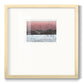 Sunset Snowfall II Premium Framed Print Double Matboard