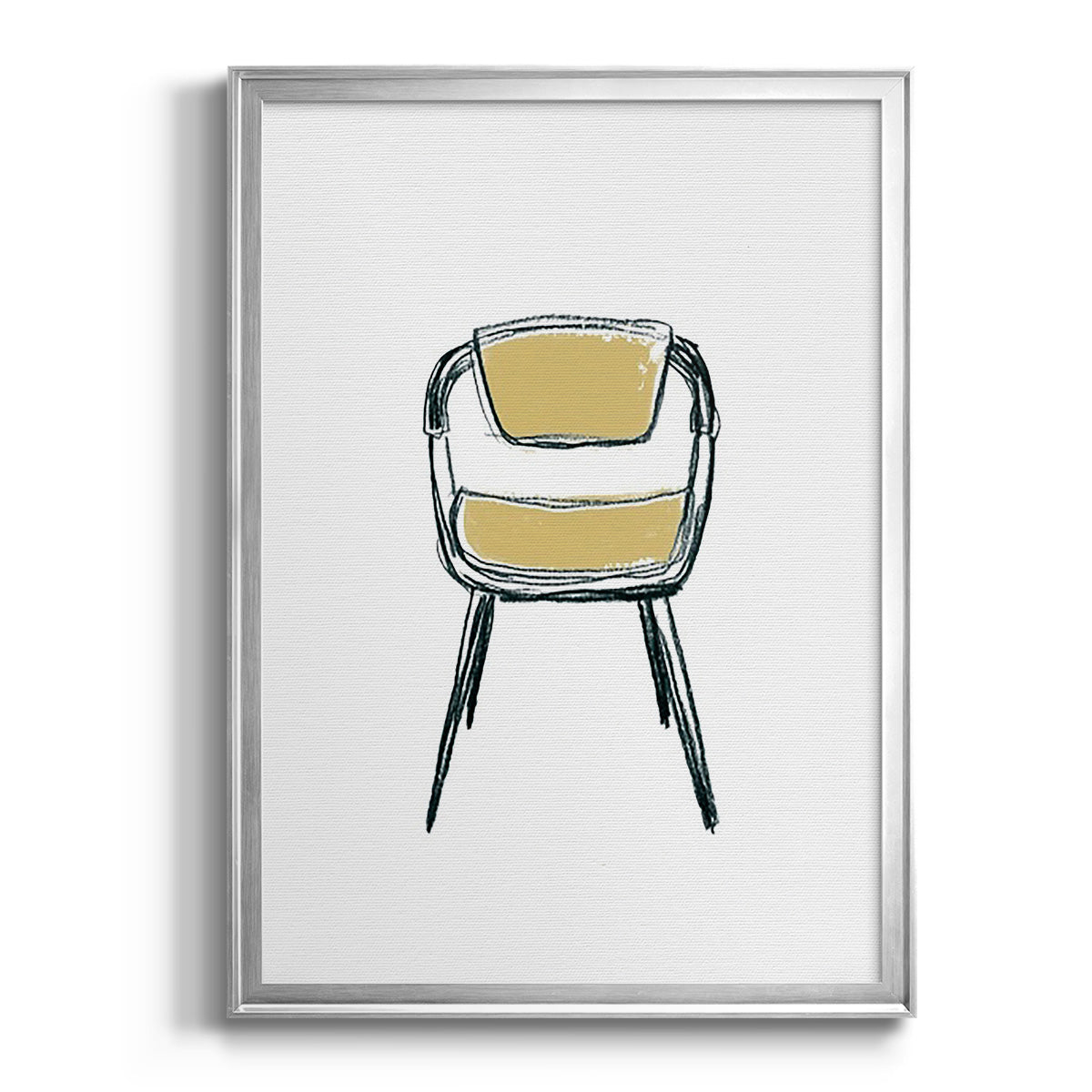 Take a Seat II - Modern Framed Canvas Print