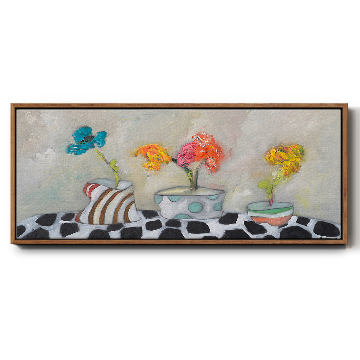 Three Amigos - Floater Framed Canvas Print