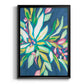 Blue Tropics I - Modern Framed Canvas Print