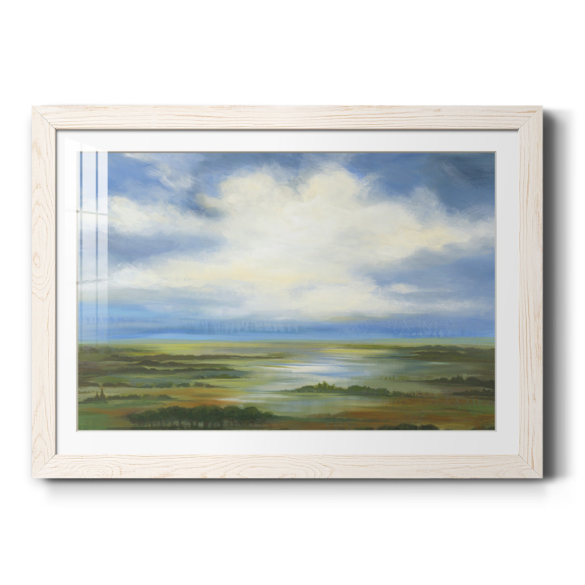 Lighting the Way - Barnwood Framed Art Print