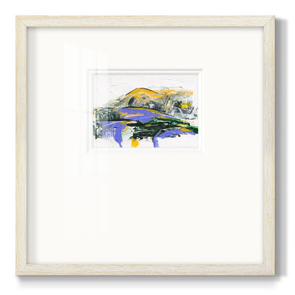 Silent Mountain V - Double Matboard Framed Print