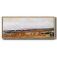 Bridges Ochre III - Floater Framed Canvas Print