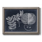 Foliage on Navy II Premium Framed Canvas- Ready to Hang