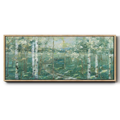 Meadow Light - Floater Framed Canvas Print