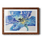 Fleur Bleue II - Barnwood Framed Art Print