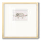Floral Sloth - Double Matboard Framed Print