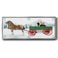 Santa's Farm Collection C - Floater Framed Canvas Print