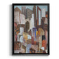 Metropolis - Modern Framed Canvas Print