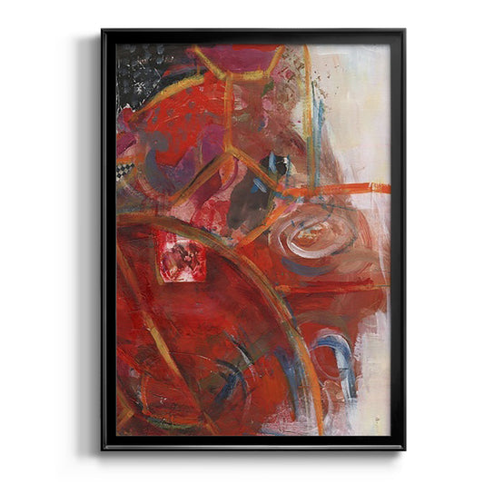 City Life I - Modern Framed Canvas Print