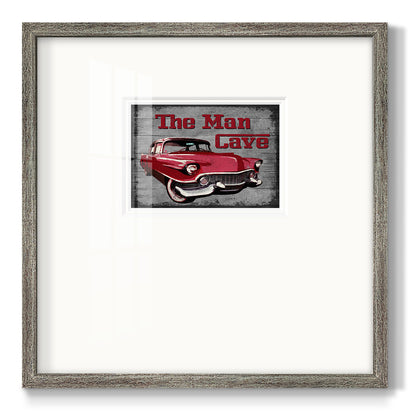 The Man Cave Premium Framed Print Double Matboard