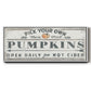 Pumpkin Patch I - Floater Framed Canvas Print