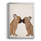 French Kiss Close Up I - Modern Framed Canvas Print