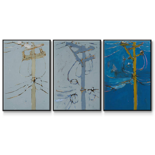 Wires IV - Floater Framed Canvas Set