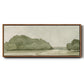 On Course I - Floater Framed Canvas Print