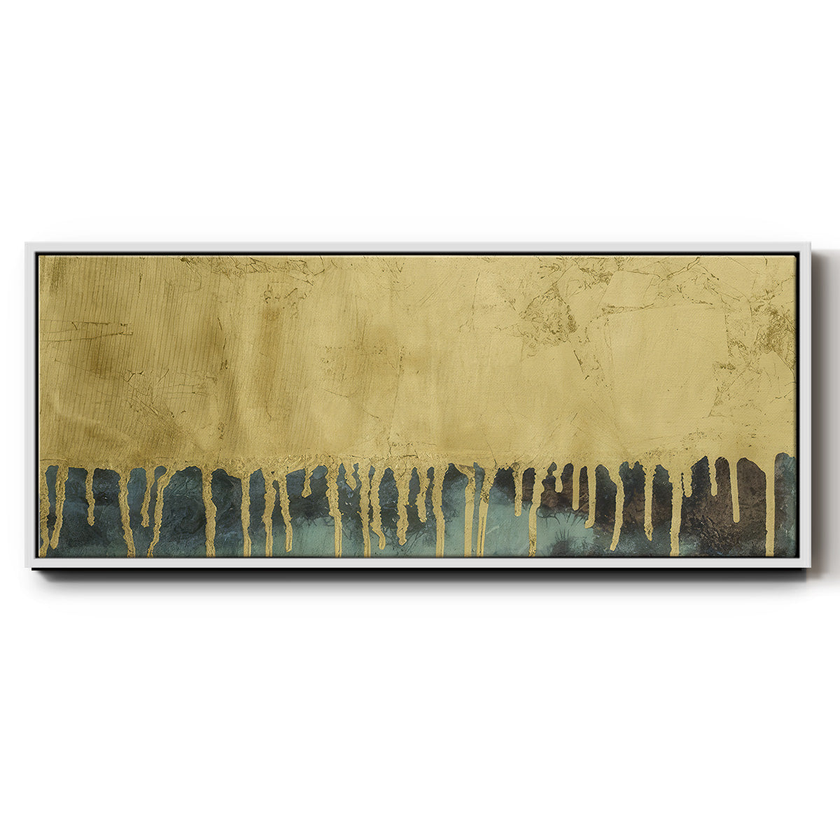 Aquafer II - Floater Framed Canvas Print