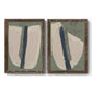 Paper Slice III - Premium Framed Canvas 2 Piece Set - Ready to Hang