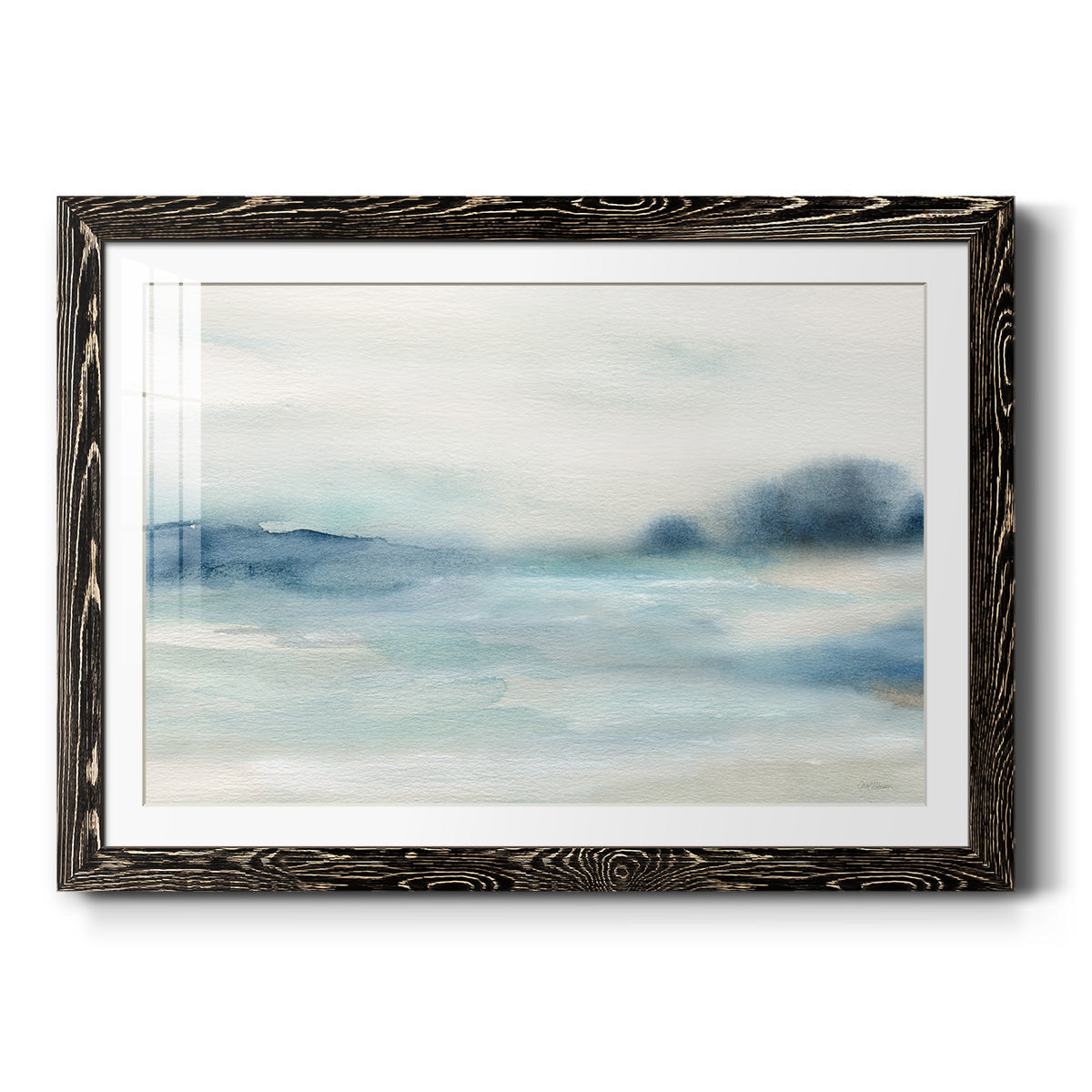 Simply Soft Morning - Barnwood Framed Art Print