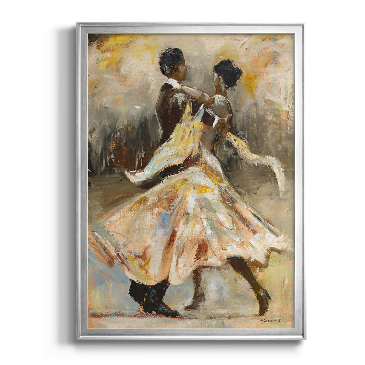 Night Out - Modern Framed Canvas Print