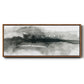 Dramatic Setting - Floater Framed Canvas Print