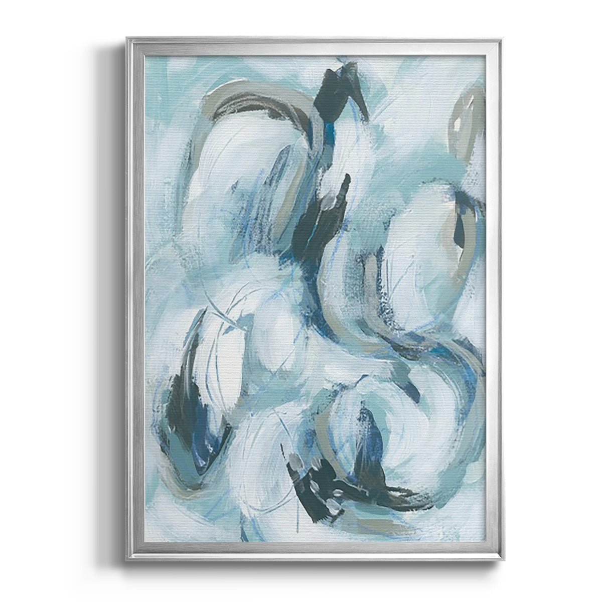 Fluid Receptor II - Modern Framed Canvas Print