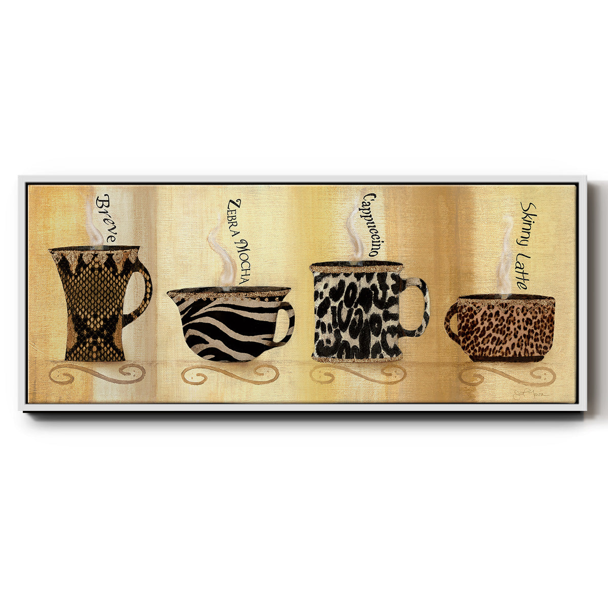 Café Exotica II - Floater Framed Canvas Print