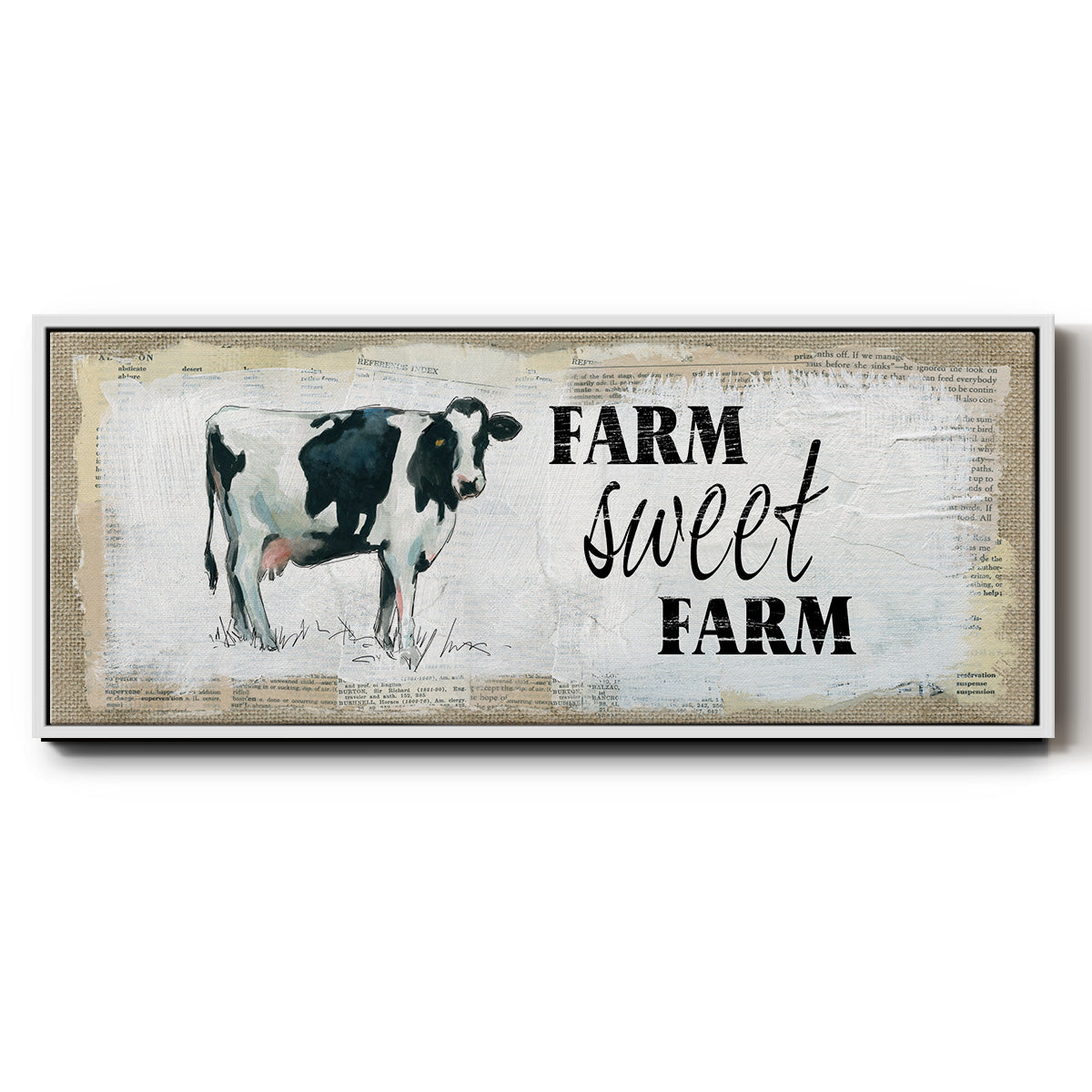 Farm Sweet Farm II - Floater Framed Canvas Print