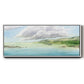 Clear Lagoon I - Floater Framed Canvas Print