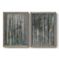 Birch Forest Abstracts I - Premium Framed Canvas 2 Piece Set - Ready to Hang