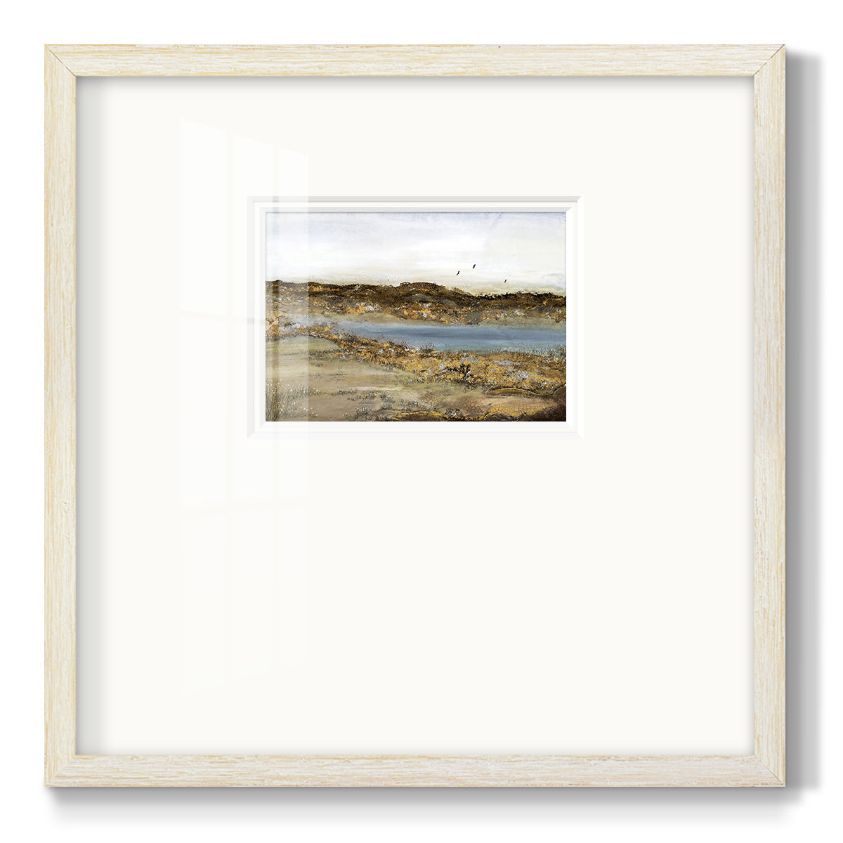 RETREATING WITHIN Premium Framed Print Double Matboard