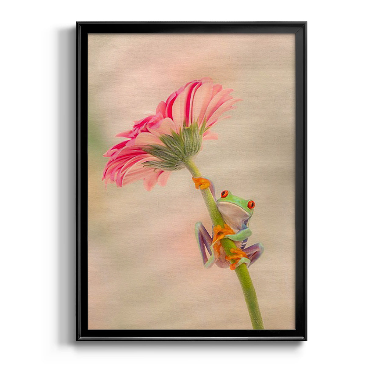 Hanging On I - Modern Framed Canvas Print